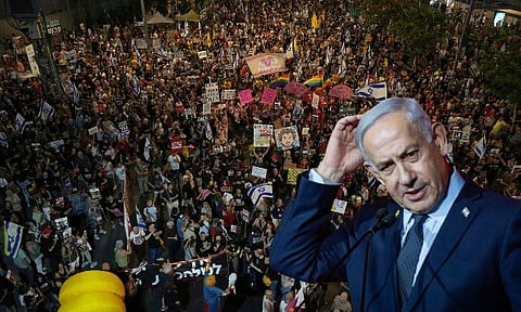 இஸ்ரேல் ராணுவத்தினர் மீது தாக்குதல் நடத்திய இஸ்ரேல் குடிமக்கள் - பிரதமர் நேதன்யாகு கண்டனம்