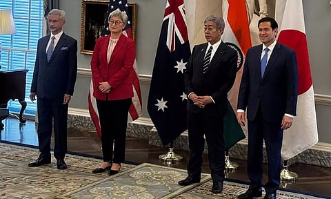 குவாட் வெளியுறவுத்துறை மந்திரிகள் மாநாடு: மார்கோ ரூபியோ, ஜெய்சங்கர் பங்கேற்பு