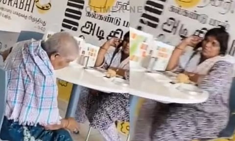 கைது நடவடிக்கைக்கு பயந்து நிகிதா கோவையில் பதுங்கலா?- ஓட்டலில் அமர்ந்திருந்த வீடியோ வெளியானது