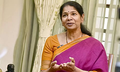 த.வெ.க.வுக்கும் அ.தி.மு.க.வுக்கும் தான் போட்டி... வெற்றி தி.மு.க. கூட்டணிக்கு தான் - கனிமொழி