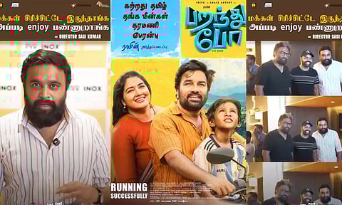 மக்கள் `பறந்து போ' படத்தை  கொண்டாடுவதை பார்க்க மகிழ்ச்சியாக இருக்கிறது - சசிகுமார்