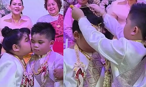 VIDEO : தாய்லாந்தில் 4 வயதான இரட்டை குழந்தைகளுக்கு திருமணம் செய்து வைத்த பெற்றோர்