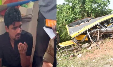 பள்ளி வேன் மீது ரெயில் மோதி விபத்து - அலட்சியமாக செயல்பட்ட கேட் கீப்பர் கைது