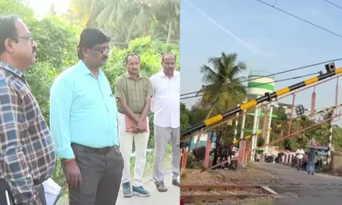 பள்ளி வேன் மீது ரெயில் மோதிய விபத்து- உண்மை கண்டறியும் குழு விசாரணை