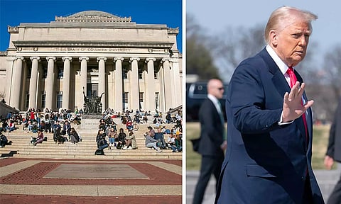 மாணவர்கள் போராட்டம்: டிரம்பின் மிரட்டலுக்கு அடிபணிந்த கொலம்பியா பல்கலைக்கழகம்