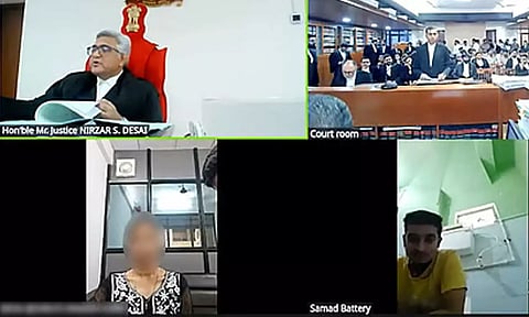 உயர்நீதிமன்ற விசாரணைக்கு ஆன்லைன் மூலம் கழிப்பறையில் இருந்து ஆஜரான நபருக்கு ரூ.1 லட்சம் அபராதம்