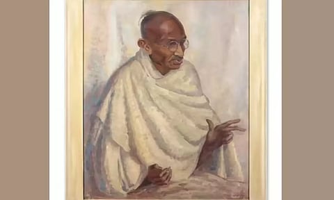 இங்கிலாந்தில் மகாத்மா காந்தி ஓவியம் ரூ.1.7 கோடிக்கு ஏலம்