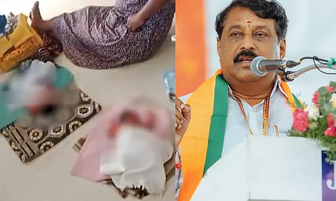 தரையில் பச்சிளங் குழந்தைகள்..! விளம்பரத்தில் மட்டும் கவனம் செலுத்தும் திமுக அரசு வெட்கப்பட வேண்டும்- நயினார் நாகேந்திரன்