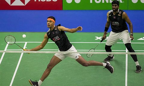 ஜப்பான் ஓபன் பேட்மிண்டன்: இந்தியாவின் சாத்விக்-சிராக் ஜோடி 2வது சுற்றுக்கு முன்னேற்றம்