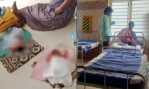 தரையில் கிடத்தப்பட்டிருந்த பச்சிளங் குழந்தைகள்- கள்ளக்குறிச்சி மருத்துவக் கல்லூரி முதல்வர் விளக்கம்