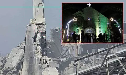 காசாவில் உள்ள தேவாலயம் மீது இஸ்ரேல் தாக்குதல்: இருவர் பலி- பலர் காயம்