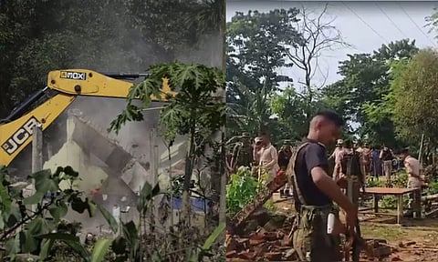 ஆக்கிரமிப்பு என கூறி முஸ்லிம் மக்கள் வெளியேற்றம் - எதிர்த்தவர்கள் மீது போலீஸ் துப்பாக்கிச்சூடு - 2 பேர் பலி