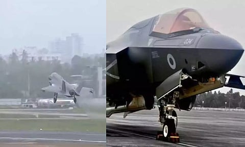 38 நாட்களுக்கு பின் கேரளாவில் இருந்து இங்கிலாந்துக்கு பறந்தது போர் விமானம்