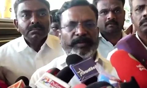 தி.மு.க. கூட்டணியால்தான் வி.சி.க. மாநில கட்சியாக அங்கீகாரம் பெற்றுள்ளது- திருமாவளவன்