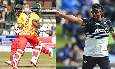 சோதி சுழலில் சிக்கிய ஜிம்பாப்வே: 130 ரன்னில் ஆல் அவுட்- நியூசிலாந்து அபார வெற்றி