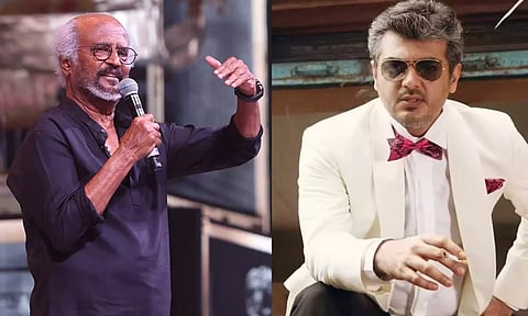 நானும் எவ்ளோ நாள் தான் நல்லவனாவே நடிக்கிறது - அஜித் வசனத்தை பேசிய ரஜினிகாந்த்... அதிர்ந்த அரங்கம்