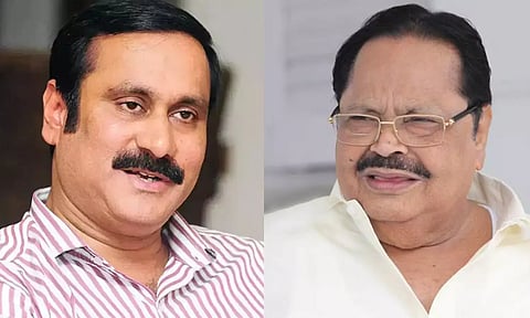 பாலாற்றில் தடுப்பணை: அன்புமணி குற்றச்சாட்டுக்கு அமைச்சர் துரைமுருகன் பதிலடி