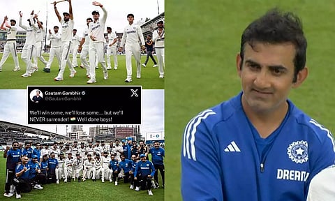 சிலவற்றை வெல்வோம், சிலவற்றை இழப்போம், ஆனால்.. வெற்றி குறித்து கம்பீர் நெகிழ்ச்சி பதிவு