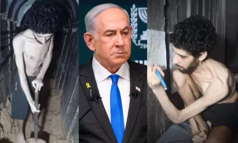 எலும்பும் தோலுமாக பணயக் கைதி.. வீடியோ வெளியிட்டு இஸ்ரேலுக்கு ஹமாஸ் விதித்த நிபந்தனை!