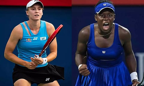 கனடா ஓபன் டென்னிஸ்: அரையிறுதிக்கு முன்னேறிய ரைபகினா - விக்டோரியா எம்போகோ