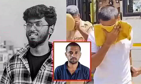 கவின் ஆணவக்கொலை வழக்கு: நீதிமன்றத்தில் முகத்தை மறைத்தபடி அழுதுக்கொண்டே ஆஜரான சுர்ஜித்