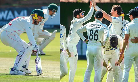 கடைசி டெஸ்ட்: மேட் ஹென்றி வேகத்தில் சரிந்த ஜிம்பாப்வே- 125 ரன்னில் ஆல் அவுட்