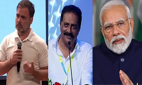 நாட்டின் ஜனநாயகம் ஆபத்தில் இருக்கிறது- ராகுலின் வீடியோவை பகிர்ந்து பிரதமருக்கு பிரகாஷ் ராஜ் கேள்வி