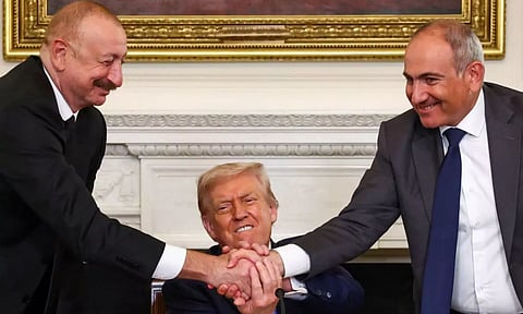 உருவாகிறது 'டிரம்ப் பாதை..' அர்மீனியா - அஜர்பைஜான் மோதல் முடிவு - ஒப்பந்தம் கையெழுத்து!