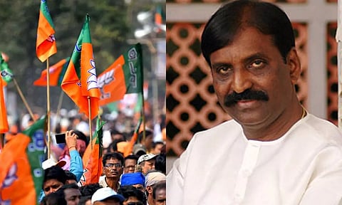 கடவுள் ராமர் குறித்து வைரமுத்து சர்ச்சை பேச்சு - புதுச்சேரியில் பா.ஜ.க.வினர் போராட்டம்