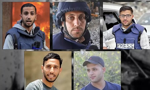 காசா மருத்துவமனையில் அல் ஜசீரா பத்திரிகையாளர்கள் 5 பேரை  கொலை செய்த இஸ்ரேல் ராணுவம்