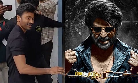 ரோகிணி திரையரங்கில் கூலி படத்தை கண்டு ரசிக்கும் நடிகர் தனுஷ்