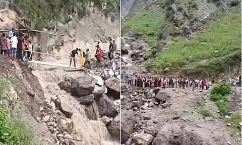 ஜம்மு காஷ்மீரில் மேகவெடிப்பு காரணமாக பயங்கர நிலச்சரிவு - 12 பேர் உயிரிழப்பு