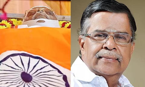 மறைந்த ஆளுநர் இல. கணேசன் உடல் அரசு மரியாதையுடன் தகனம்