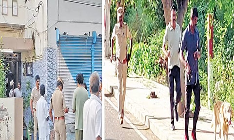 குளித்தலை அருகே தனியார் மெட்ரிக் பள்ளி தாளாளர் வீட்டில் ரூ.9 லட்சம், 31 பவுன் நகைகள் கொள்ளை