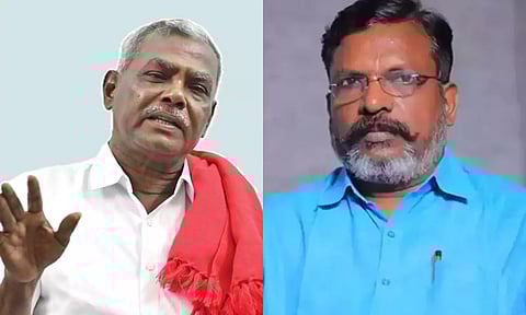 பணி நிரந்தரம் என்பது சட்டபூர்வமான கோரிக்கை - திருமாவளவனின் கருத்திற்கு சண்முகம் எதிர்ப்பு