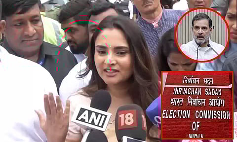 ராகுல் காந்தியின் கேள்விகளுக்கு தேர்தல் ஆணையம் பதிலளிக்க வேண்டும் - நடிகை ரம்யா