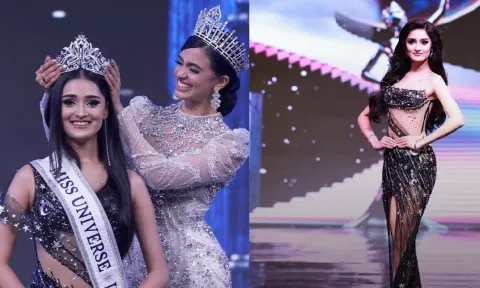 Miss Universe India 2025 பட்டத்தை வென்ற மாணிகா விஸ்வகர்மா