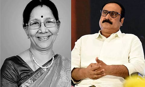 தி.மு.க. பொருளாளர் டி.ஆர்.பாலு மனைவி மறைவு- அன்புமணி ராமதாஸ் இரங்கல்