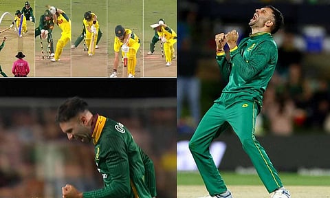 வீடியோ: 4 ஓவர்களில் 5 விக்கெட்.. ஆஸ்திரேலியாவை மிரட்டிய கேசவ் மகாராஜ்