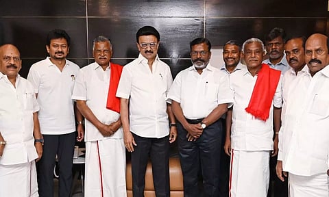 கூட்டணி கட்சித் தலைவர்களுடன் முதலமைச்சர் மு.க. ஸ்டாலின் ஆலோசனை