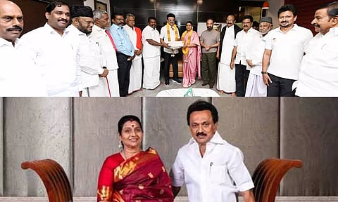 50-வது திருமணநாள்.. வாழ்த்திய தோழமை இயக்கத் தலைவர்களுக்கு முதலமைச்சர் நன்றி