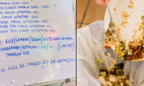 உணவை வீணாக்கினால் அபராதம்- புனே ஓட்டலில் வினோத அறிவிப்பு