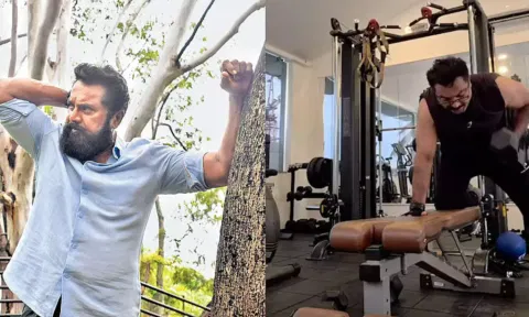 வைரல் வீடியோ:இளமையின் ரகசியம்... 71 வயதில் வொர்க் அவுட் செய்யும் சரத்குமார்