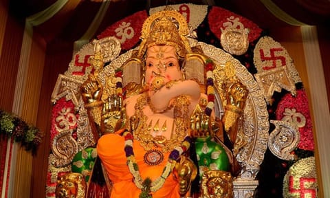 மும்பையில் சதுர்த்தி விழா: விநாயகர் சிலை ரூ.474 கோடிக்கு காப்பீடு