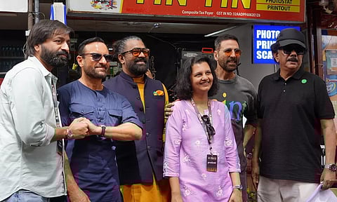 17 ஆண்டுகளுக்கு பிறகு  அக்ஷய் குமார் - சைஃப் அலி கான் இணையும் `ஹைவான்':ஷூட்டிங் தொடக்கம்