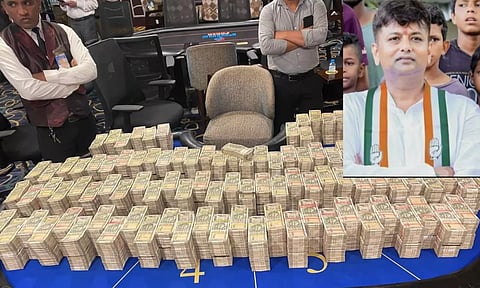 கட்டுக்கட்டாக பணம் பறிமுதல்.. ஆன்லைன் சூதாட்ட மோசடி வழக்கில் கர்நாடக காங்கிரஸ் எம்எல்ஏவை கைது செய்த ED