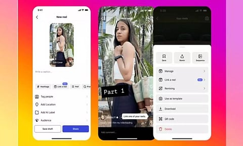 Link a Reel... இன்ஸ்டாவில் விருப்பமான ரீல்ஸ் வீடியோக்களை தொடர்ச்சியாக பார்க்க புதிய அம்சம்