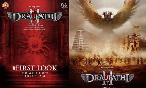 மோகன் ஜி இயக்கும் திரௌபதி 2 படத்தின் ஃபர்ஸ்ட் லுக் அறிவிப்பு !