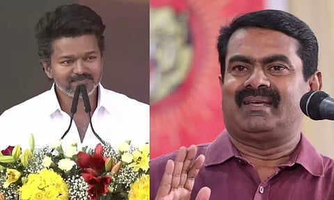 அணில் ஏன் அங்கிள், அங்கிள் என கத்துகிறது... ஜங்கிள், ஜங்கிள் என்று தானே கத்த வேண்டும்... விஜயை விமர்சித்த சீமான்