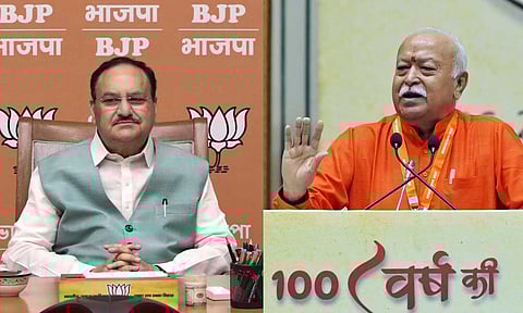 பாஜக தலைவரை நாங்கள் முடிவு செய்வதில்லை: ஆர்.எஸ்.எஸ். தலைவர் மோகன் பகவத் சொல்கிறார்